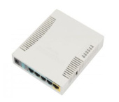 Бездротовий маршрутизатор MikroTik RB951G-2HnD N300, 600MHz/128Mb, 5xGE, 1xUSB, 1000mW