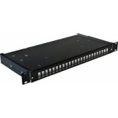 Патч-панель оптична <> UA-FOP24SCS-B 24 порти SC-Simpl./LC-Dupl./E2000, пуста, каб.вводи для 2xPG13.5+2xPG11