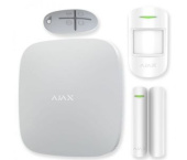 Прилад приймально-контрольний AJAX Комплект бездротовий сигналізації Ajax: Ajax Hub Plus, MotionProtec