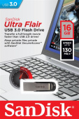 Диск USB Flash SanDisk 16GB USB 3.0 Flair R130MB/s