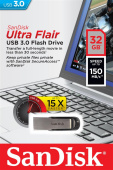 Диск USB Flash SanDisk Ultra Flair 32GB USB 3.0 Flair R150MB/s