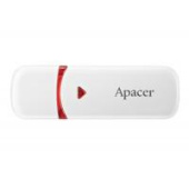 Диск USB Flash Apacer AH333 white 32 Gb, USB 2.0, пластик, білий, з ковпачком