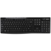 Клавіатура Logitech K270 USB Black, бездротова (радіоканал), Рус. розкл.