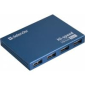 Концентратор Defender 7xUSB 2.0, з блоком живлення