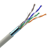 Патч-кабель OK-Net КГПВЭ-ВП (100) 4*2*0,48 (F/UTP-cat.5Е-SL patch AWG26) бухта 305м