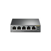 Комутатор TP-Link (TL-SG1005P) некерований 5-портовий 10/100/1000Base, 5x1GE/4xPoE 56W