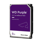 Жорсткий диск Western Digital WD62PURZ 6 TB, 5400 об/хв, 64 MB, SATA III, WD Purple, 3,5";