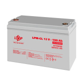 Акумулятор LogicPower LPM-GL 12 - 100 AH гелевий, Ємність: 100Ah, 12V