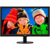 Монітор Philips 223V5LHSB2/00 21.5', TN, 1920 х 1080, матове, 16:9, HDMI, VGA, 100х100 мм, 5мс, 0.248, чорний