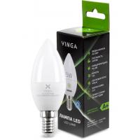 Лампа Vinga світлодіодна (LED), Е14, 5 Вт, 3000 K (тепліше середнього), 220 В, енергозберігаюча