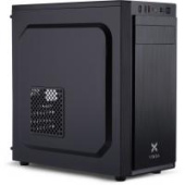 Корпус Vinga CS107B Miditower, ATX, з блоком живлення, 400 Вт, 2 x Audio (мікрофон, Навушники), 2 x USB