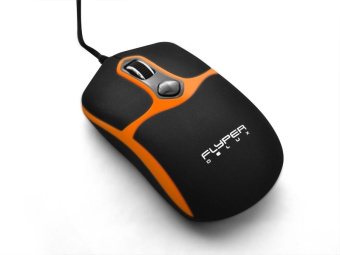 Миша Flyper Deluxe FDS-368CR USB, Orange, оптична, Mini, (SIM card, SD card can be read), Rubber, 800/1600 dpi
