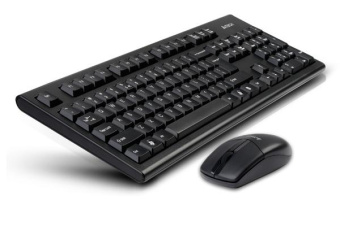 Комплект A4 Tech 3100N USB, Black, V-Track, бездротовий (Клавіатура GK-85 + Миша G3-220N)