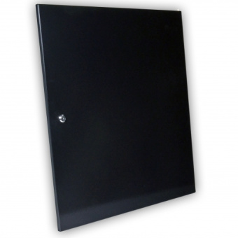 Двері для шаф  CMS настінна серія  MGSWA цільнометалеві 18U, чорні (шт.)