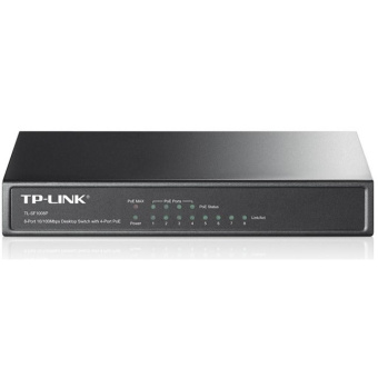 Комутатор TP-Link (TL-SF1008P), портів Ethernet 10/100 Мбит/сек, PoE
